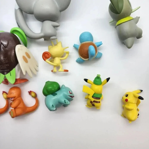 Lot of 12 Pokemon Mini Figures Jakks WCT Pikachu Minccino Charmander Squirtle - Picture 11 of 12